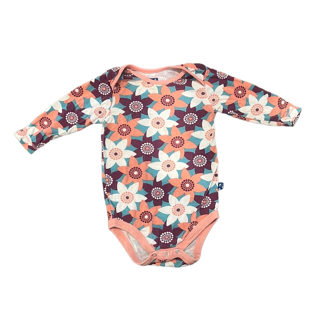 Kickee Pants floral onesie